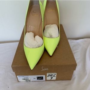 Christian louboutin So Kate Neon Patent Lather Pumps 120mm NEW NEW NEW